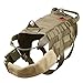 OneTigris Tactical Dog Training Vest Harness with Mesh Padding and Two Handles (Tan, XL / 54cm)