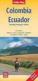Colombia Equador MAP (English and Spanish Edition) (English, Spanish and French Edition) (English, Spanish, French and German Edition)