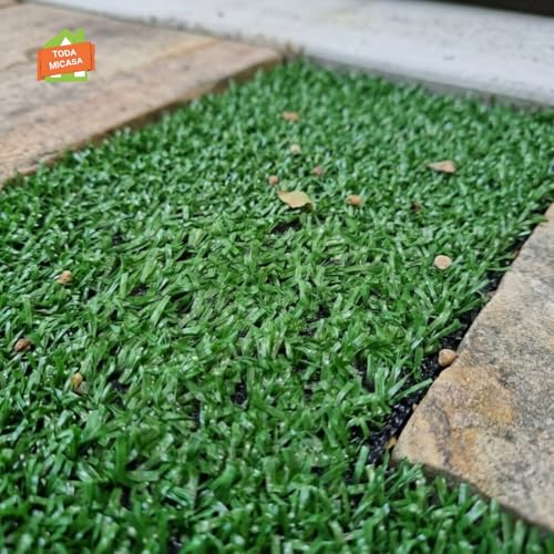 Color Carpet Pasto Sintetico Garden con medida de 5.0x2.0 metros. Altura de 7mm. Color Verde