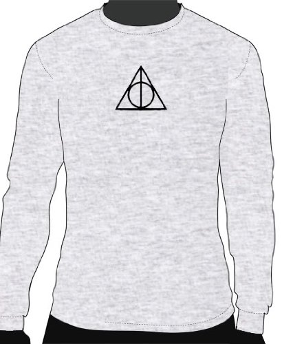 Harry Potter Deathy Hallows Long Sleeve Logo Tee
