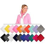 1950s Chiffon Scarf, Vintage Ascot, Retro Hair Tie for Women and Children 1950s Chiffon Scarf, Vintage Ascot, Retro Hair Tie for Women and Children