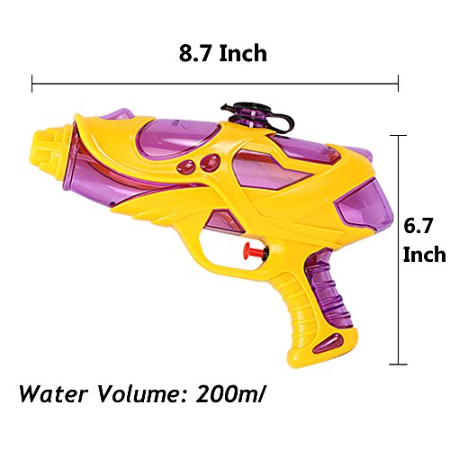 Weoxpr 2 Pack Water Squirt Gun, Water Gun for Kids Girls Boys Water Fight, Water Gun Toys, Summer Beach Pool Lawn Squirt Water Games