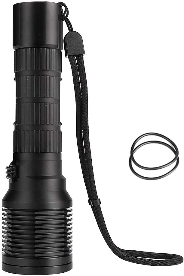 koulate Diving LED Flashlight,3 Light Modes 800 Lumen Bright Submarine Safety Light for