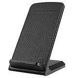 Qinoren Fast Wireless Charger, Wireless Charging Stand for Samsung Galaxy S8 S8+ S8 Plus S7 S7 Edge S6 Edge Plus Note 5 Note 7 and All QI-Enabled Devices (Not Included AC adapter)