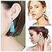 FIBO STEEL 3 Pairs Long Tassel Dangle Earrings for Women Bead thread Drop Earrings