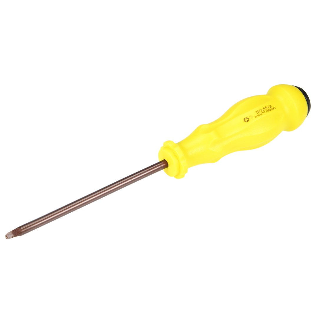 Sourcingmap Magnetic 3.0mm Triangle Screwdriver with 4 Inch S2 Steel Shaft