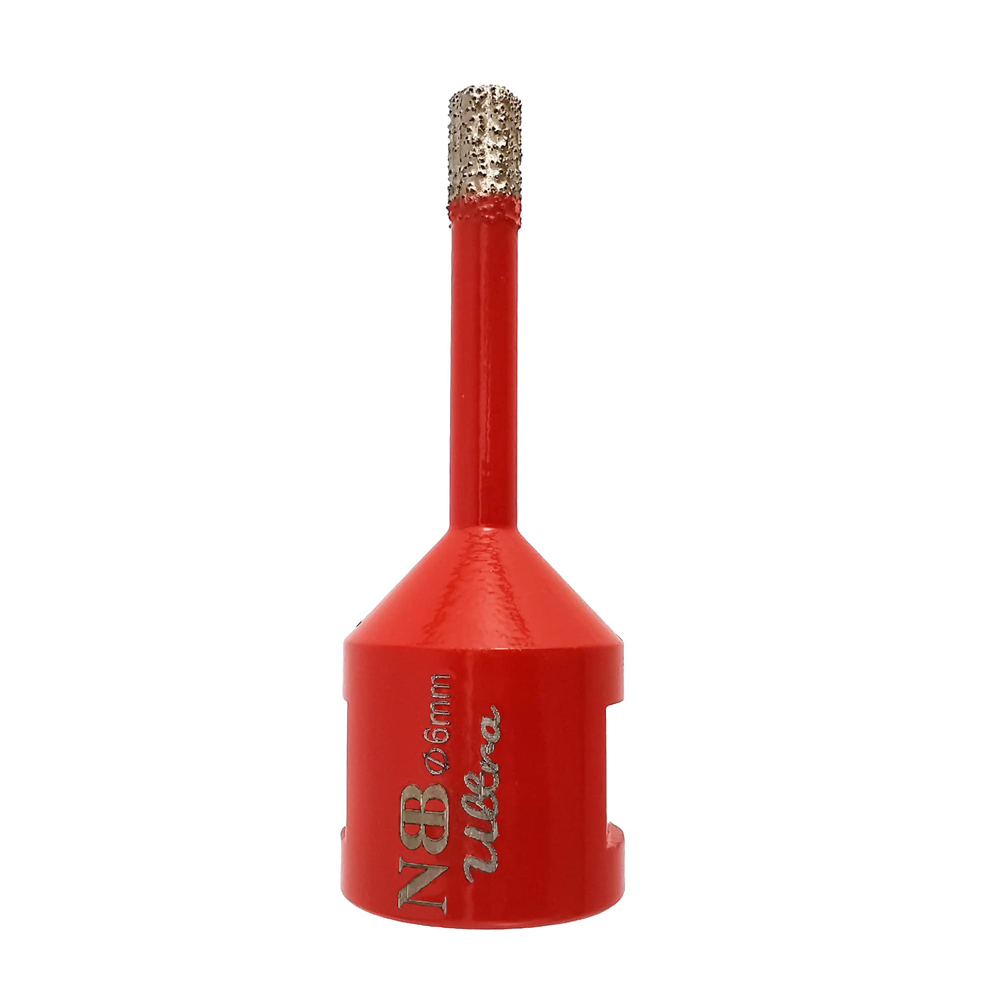 NBB Diamond Hole Saw Diamond Core Drill Bit with M14 in Ultra Quality Diamond Crown for Dry and Wet Drilling in Porcelain Ceramic Tile Granite Marble for Angle Grinder (1pc, 6mm)