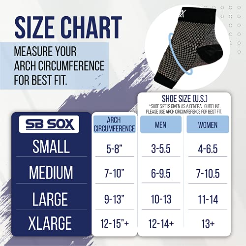 SB SOX Plantar Fasciitis Compression Socks For Women & Men (1 Pair