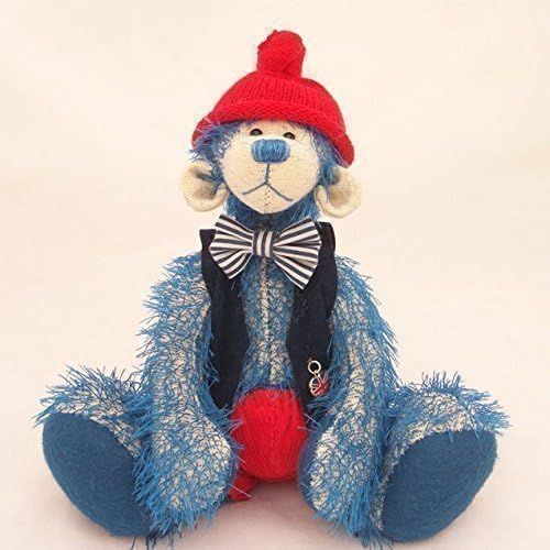 Waterloo - Teddy Bear Blue Steiff Schulte String Mohair Artist Collectable 10 inches by Bearitz