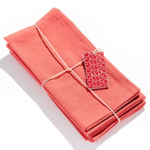 4 Caldo+Linen+Dinner+Napkins+Durable