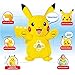 Pokémon Power Action Pikachu 12 Inch Plush - Shake to Charge Up for Lights and Sounds