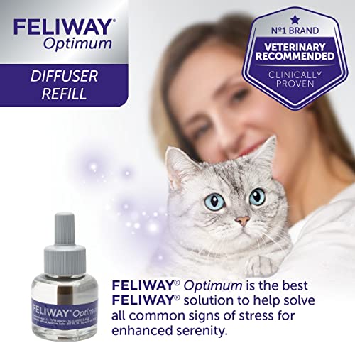 Feliway Optimum Refill,Purple,Package may vary, 3 Count (Pack of 1)
