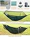 SARKI Portable Backpacking Camping Outdoor Hammock Tent Supporting up to 400 Pounds, Parachute Folding Tree Hammocks with Mosquito Net(L x W - 98 inch x 47 inch)