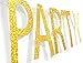 Qttier Taco Bout A Party Banner Gold Glitter Letters Banner, Wedding, Bachelorette, Fiesta Salsa, Mexican Fiesta Theme Party Decorations