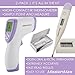 Best Clinical Instant Read Infrared IR Forehead or Ear Thermometer & 60 Sec. Fahrenheit Digital Themometer, Regular or Basal - Be Prepared for Home & Travel By MissionMax