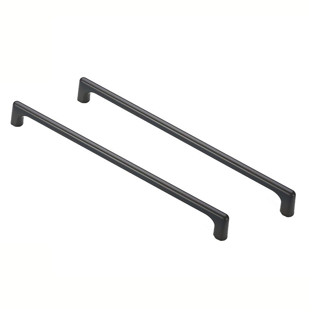 BOZONLI 2 Pack Grey Cupboard Handles, 192mm Kitchen Door Handles Cabinet Handles Furniture Drawer T Bar Pulls