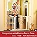 Toddleroo by North States 6 Bar Extension for Deluxe Décor Gate: Adjust your gate to fit your space. Add up to six extensions. No tools required. (Adds 15