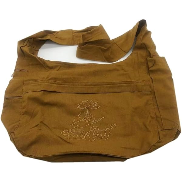 Amazon.com: ZUODOOKU Buddhist Buddha Monk Bag Embroidery Cotton