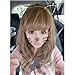 Leegoal Women Cat Ear Headband Pearl Shape Rhinestone Hair Band Headwear