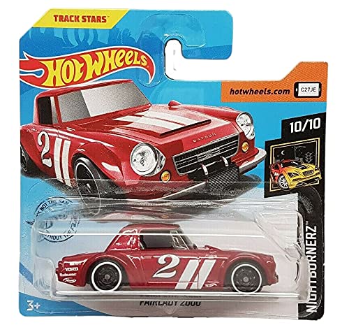 Hot Wheels - Fairlady 2000 - Nightburnerz 10/10 - FYF85 - Short Card - Nissan - Track Stars - 2019