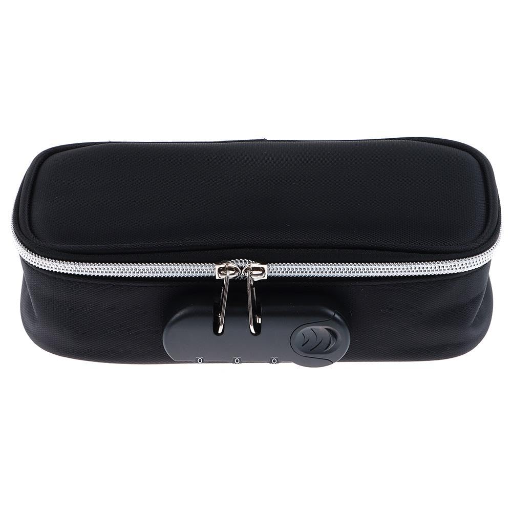 Risedot Pen Pouch with Big Capacity, Password Lock Pen Box, Expanding Pencil Case Holder