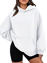 WYNNQUE White Hoodies for Women Oversized