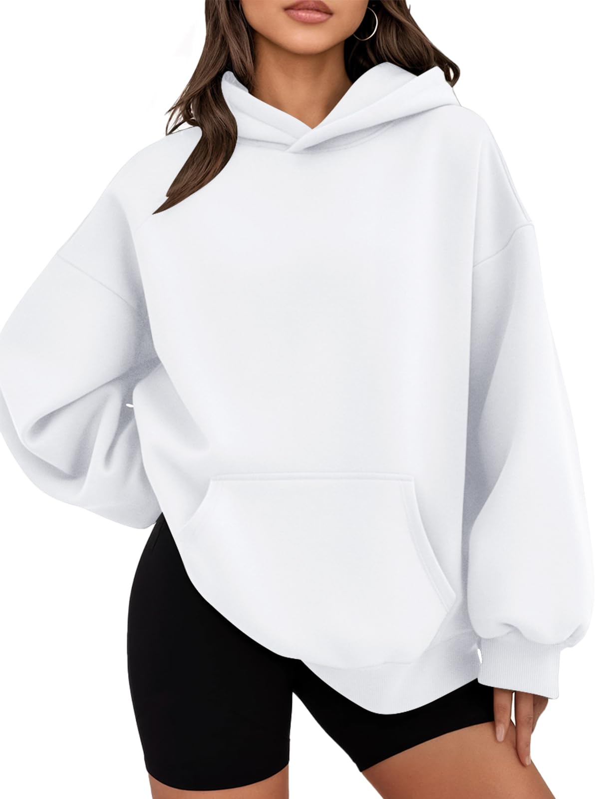 WYNNQUE White Hoodies for Women Oversized