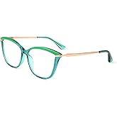 FEISEDY Blue Light Blocking Glasses Computer Glasses Women Men Cateye TR90 Frame B2772