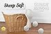 Wool Dryer Balls - Set of 6 - XL - Extra Large - 100% Natural Premium Organic Wool (white)