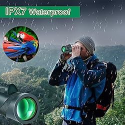 80X100 Monocular Telescope, Monoculars for Adults