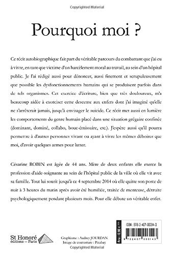 Pourquoi Moi French Edition Robin Cesarine Amazon Com Books