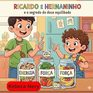 Livro Ricardo e Hernaninho e o segredo do doce equilibrado