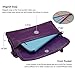 Befen Women’s Leather RFID Zip Around Large Smartphone Crossbody Wallet (Purple)