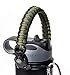 WaterFit Paracord Handle - Paracord Carrier Survival Strap Cord with Safety Ring and Carabiner Compatible with Hydro Flask Wide Mouth Water Bottles 12oz - 64 oz