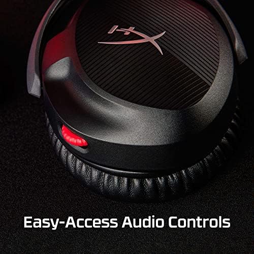 Cloud Stinger II, Cuffie da Gaming, Connessione Cablata a 3,5 mm, Audio Immersivo, Telaio in Plastica, Cuscinetti in Memory Foam Rivestiti in Similpelle, Adatto per PS4 e PS5, Nero