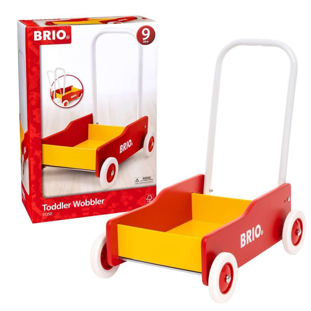 BRIO Toddler Wobbler - Red/Yellow