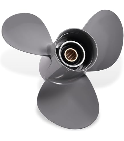thumbnail image 2 of 12 1/4" X 15" VIF Aluminum Propeller – Fits Evinrude 40-75hp (13 Spline) – Replaces 763897 2 of 5