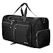 Homdox Foldable Duffle Bag, Large & Strong Travel Luggage, Shopping and Gym Storage Bag