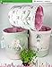 LANGYASHAN Laundry Basket Canvas Collapsible Organizer Storage Basket for Boys Girls Laundry Hamper Toy Bins Gift Baskets Bedroom Clothes Children Nursery (little girl)