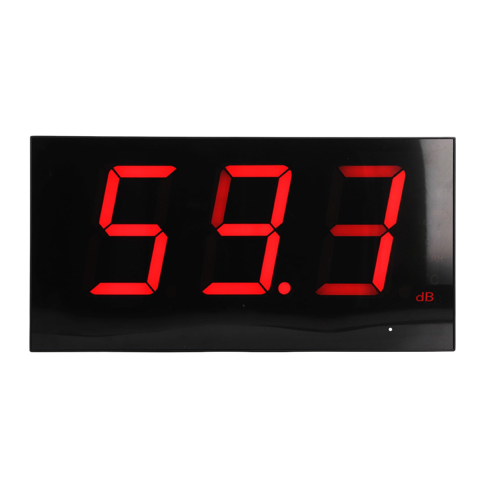 Decibel Meter 30dB-130dB, Large LED Display Noise Meter Wall Mounted Hanging Sound Level Meter USB Powered Wide Applications for Classroom, Studio, Home, Factory