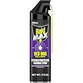 Raid Max Bed Bug Crack &amp; Crevice Extended Protection Foaming Spray, Kills Bed Bugs for up to 8 Weeks on Laminated Woods and Surfaces, 17.5 oz