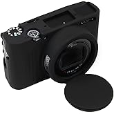 Camera Case for Sony RX100 III IV V, Soft Silicone Protective Cover Housing Rubber Body Skin for Sony DSC-RX100 III RX100 V RX100 IV Digital SLR Camera Bag Black