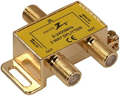 AmerTacZenith VS3001SP2W TwoWay Coax Splitter 2.4GHz