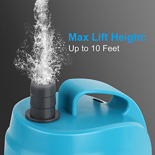 image for KEDSUM 800GPH Submersible Pump (3000L/H,48W), Ultra Quiet Water Pump w