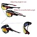 GIEADUN Sports Sunglasses Polarized UV400 Protection Cycling Glasses with 3 Interchangeable Lenses for Cycling, Baseball,Fishing, Ski Running,Golf