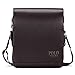 VICUNA POLO PU Leather Men Messenger Bag Cross Body Bag Shoulder Bag For Men(large, brown)