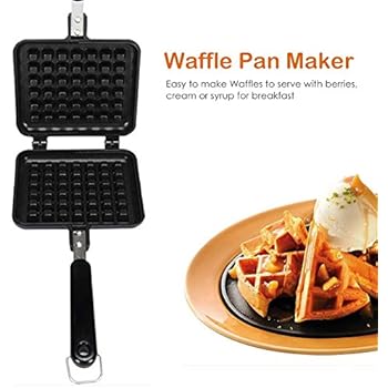 Amazon.com: Old Fashioned Waffle de molde para hornear, DIY ...