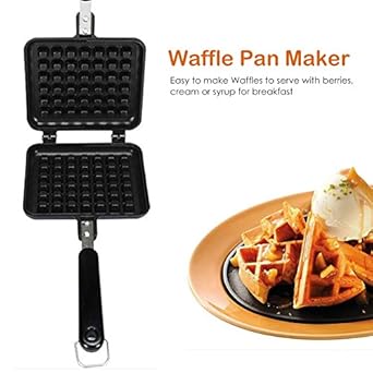 Amazon.com: Old Fashioned Waffle de molde para hornear, DIY ...