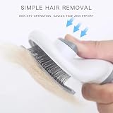 THE ONE Self-Cleaning Dog and Cat Slicker Brush Grey view 8