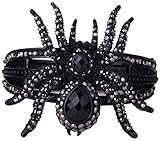 Angel Jewelry Women's Crystal Spider Bangle Bracelet Halloween Party Gifts